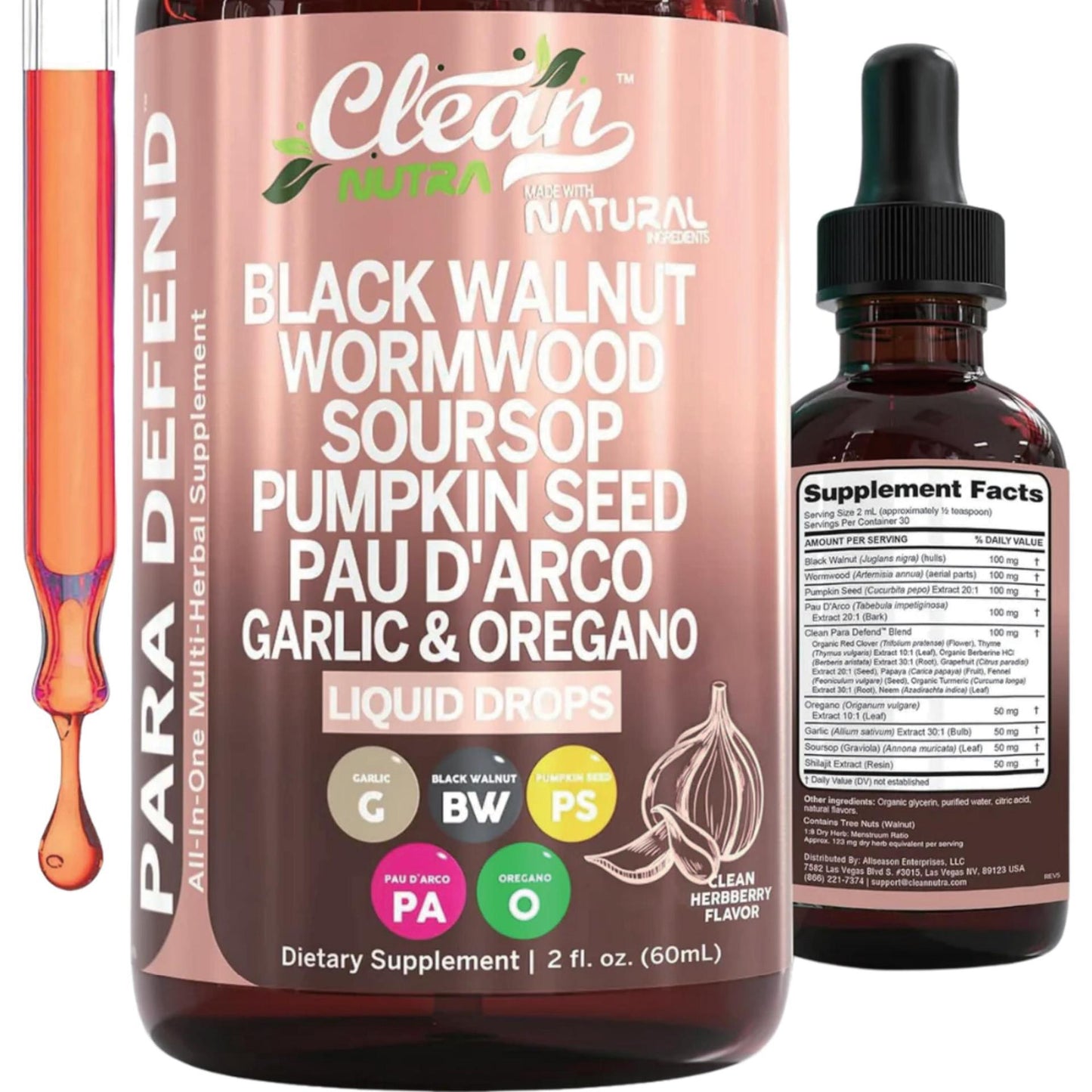 Black Walnut Wormwood Parasite Cleanse