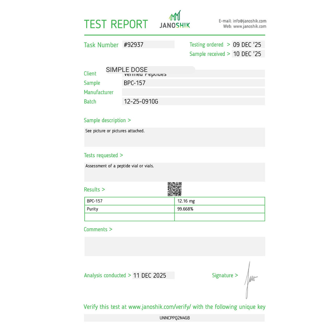 Body Protection Compound ( BPC-157 )