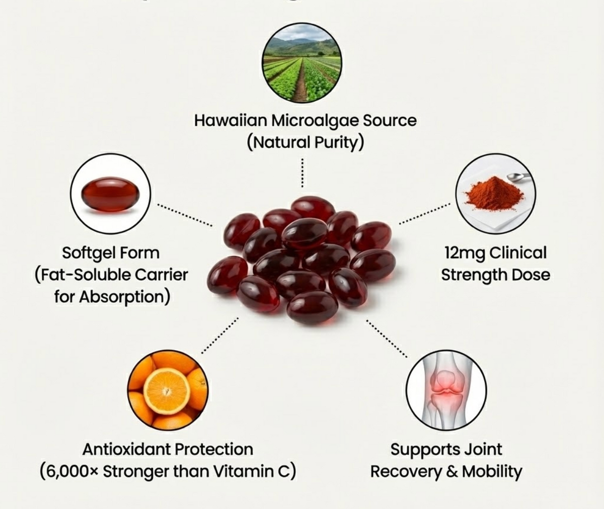 Astaxanthin Cellular Defense Softgels