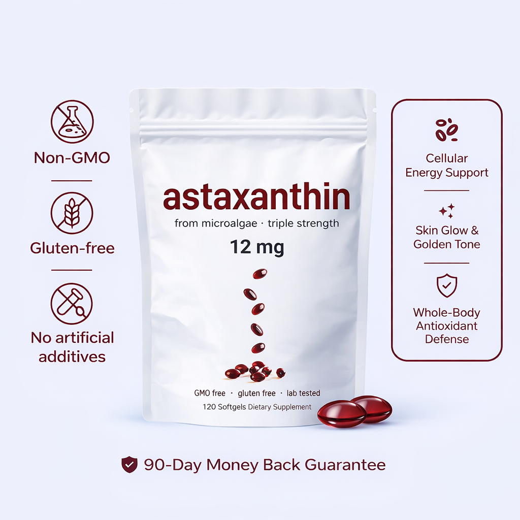 Astaxanthin 12mg Softgels