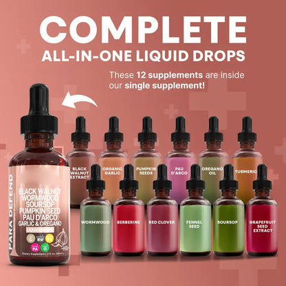 Black Walnut Wormwood Parasite Cleanse